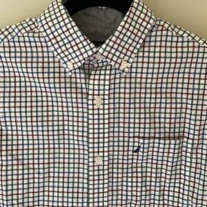 Nautica Flex Wrinkle Resistant Slim Fit Button Down Long Sleeve Dress Shirt XS
